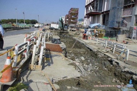 汙水系統管路工程 開挖