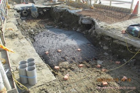 汙水系統管路工程 鋪底