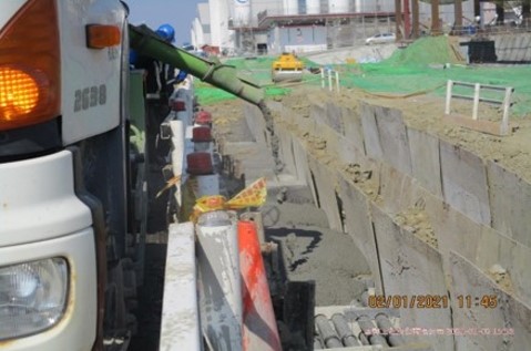 161KV & 22.8KV系統管路工程 混凝土回填