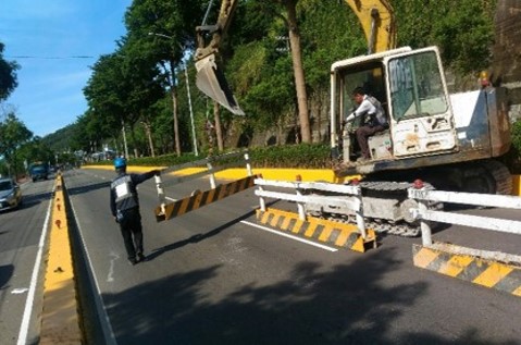 公共道路工程 護欄架設
